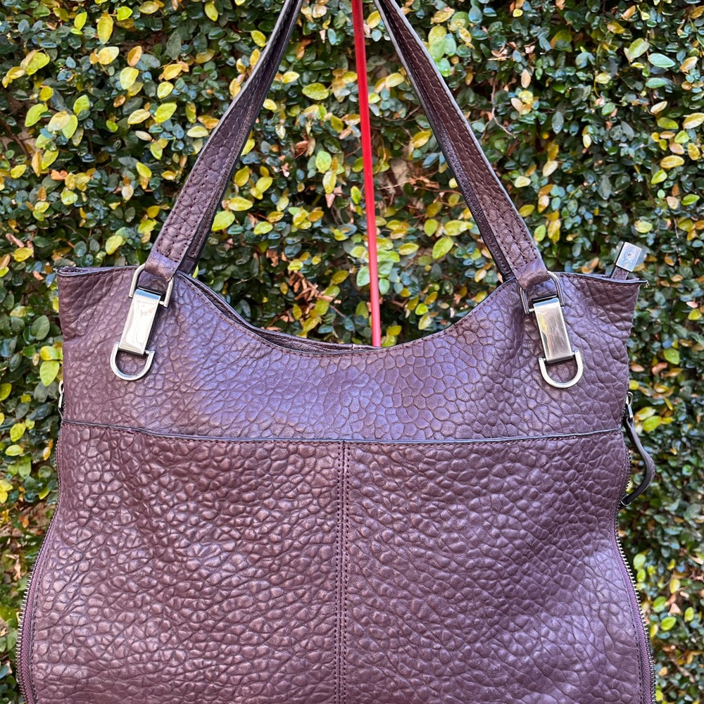 Vince Camuto Eggplant Textured Women's Bag